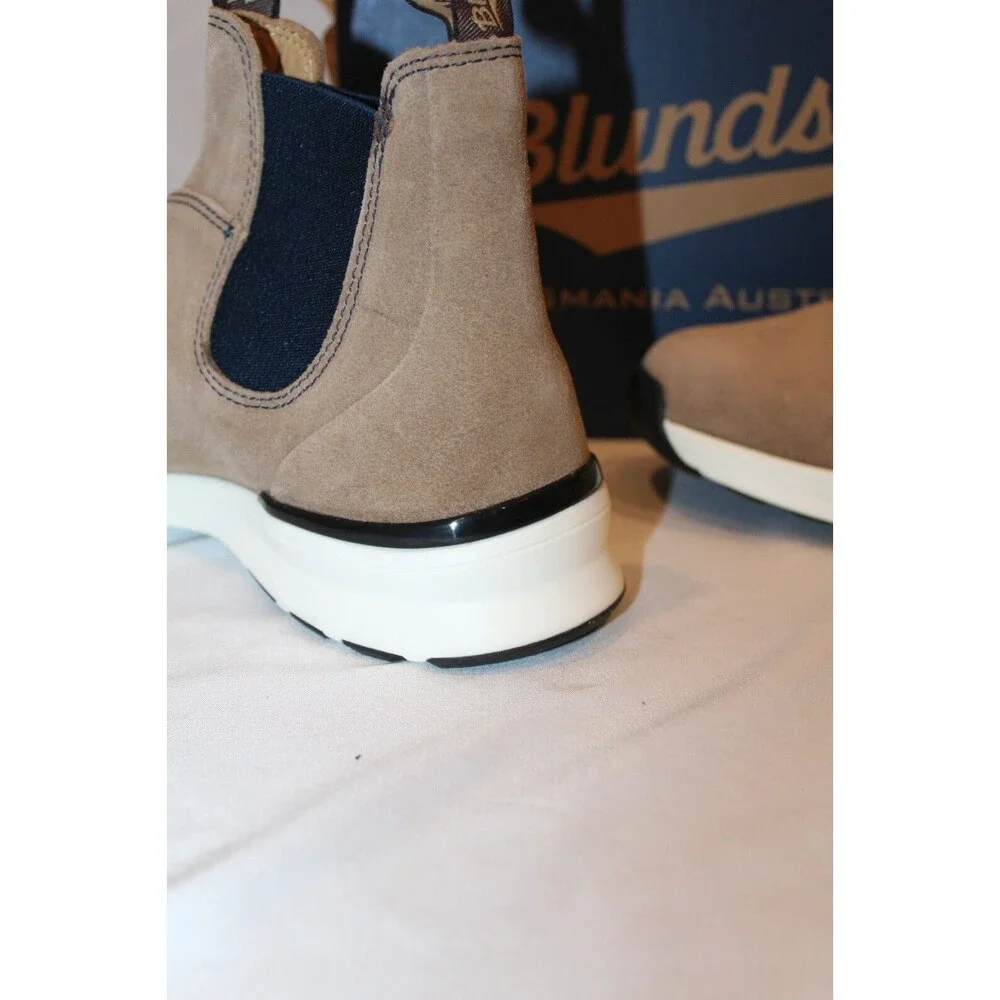 Blundstone Men's‎ 2146 Chelsea Sneaker Boots Suede Sand Navy